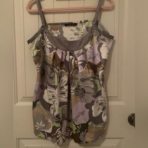 Floral satin feel camisole